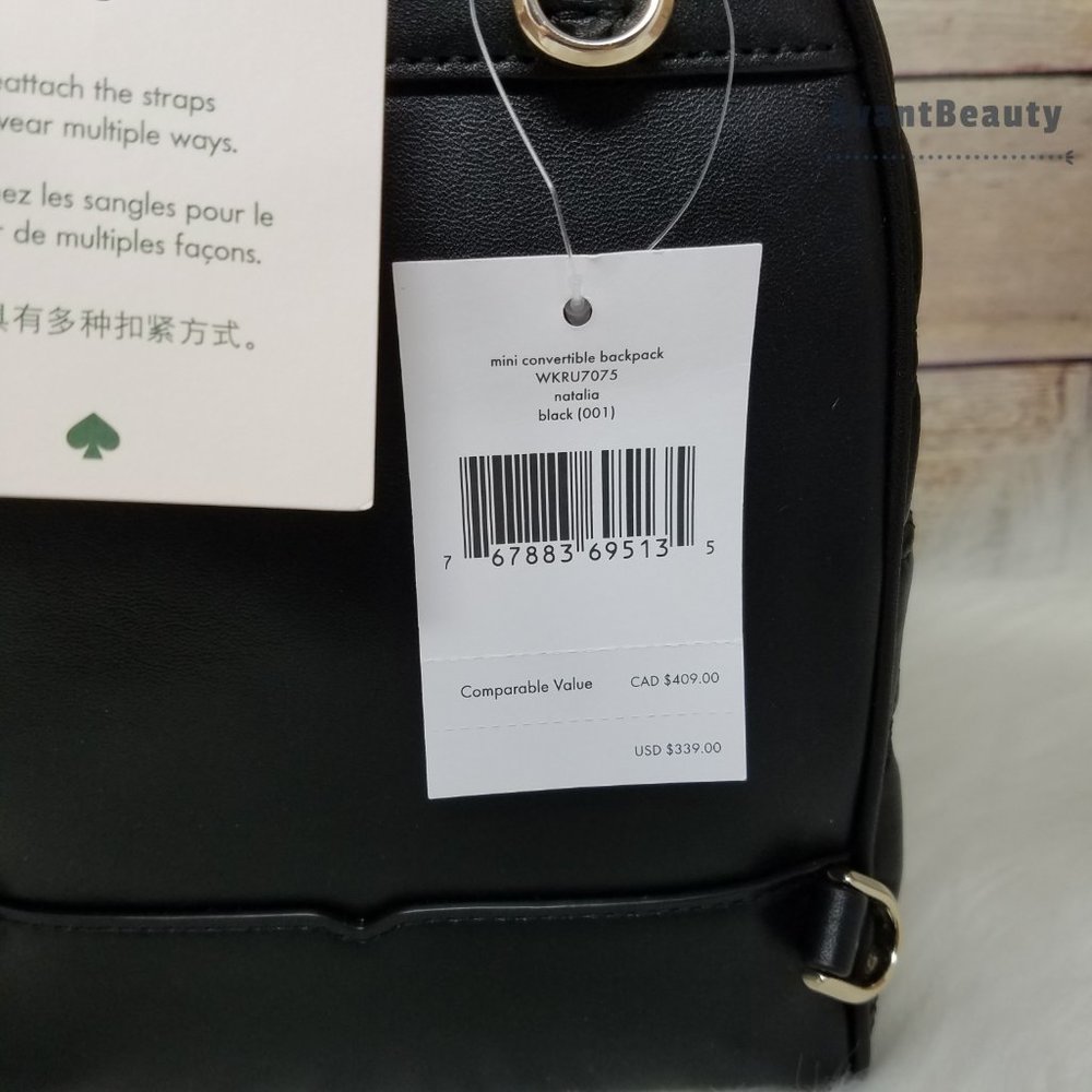 Kate Spade Mini convertible backpack crossbody - Picture 13 of 13